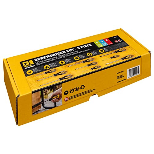 Roughneck ROU22197 Screwdriver Set - 9 Piece 1