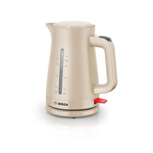 MyMoment Infuse TWK3M127GB Plastic Cordless Kettle, with dual sided water gauge and lid release button, 1.7 Litres, 3000W - Cream