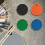 Practice Pad Drum Practice Pad 8 Inches/20.32 cm with Drumsticks, Grey 7