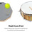 Practice Pad Drum Practice Pad 8 Inches/20.32 cm with Drumsticks, Grey 3