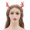 Christmas Hair Accessories, 2 Pairs Christmas Hair Clips, Reindeer Antlers Ears Hair Accessories Bells Headdress Hairpins Decorative for Women Girls 5
