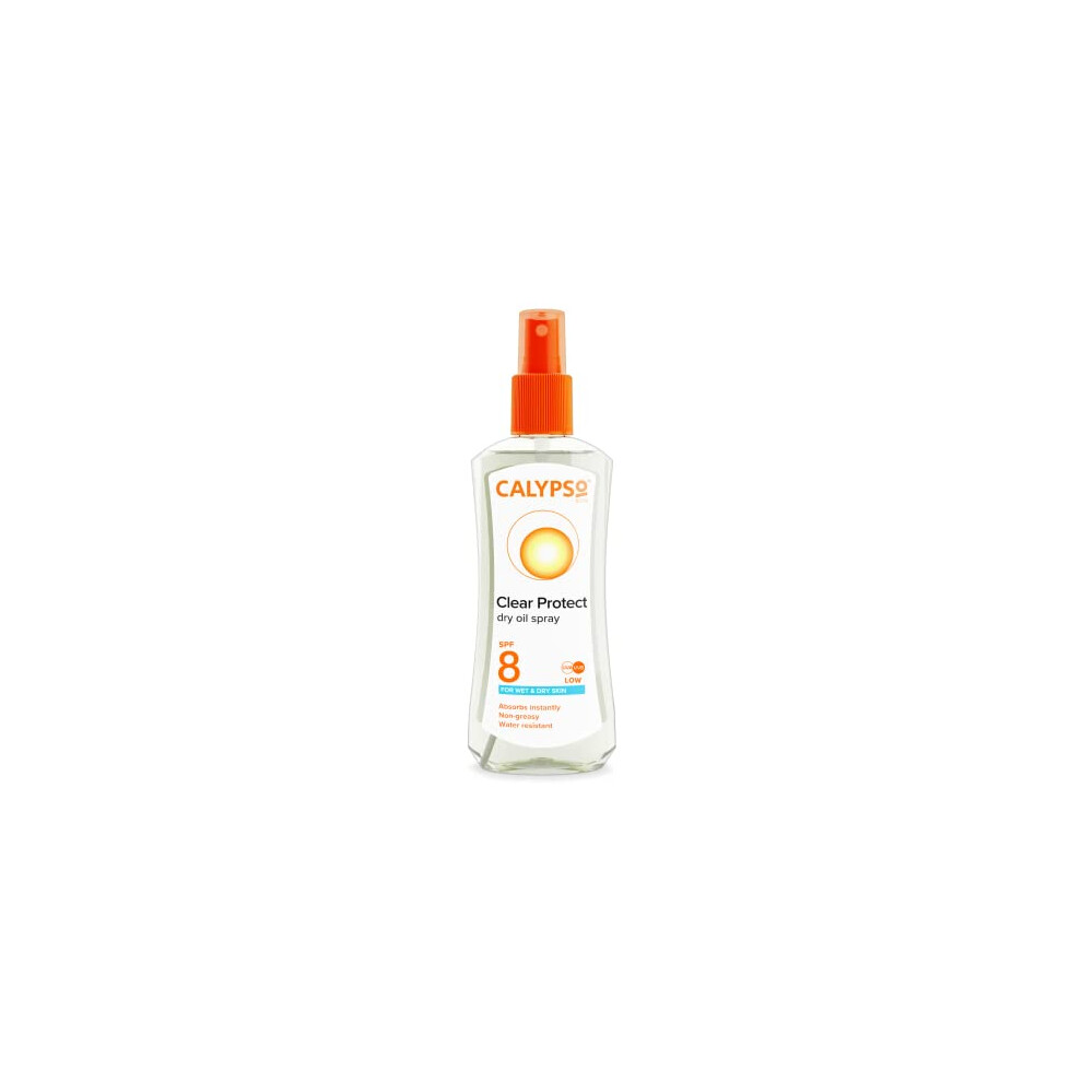 Wet Skin Dry Oil Spray with SPF8, 200 ml