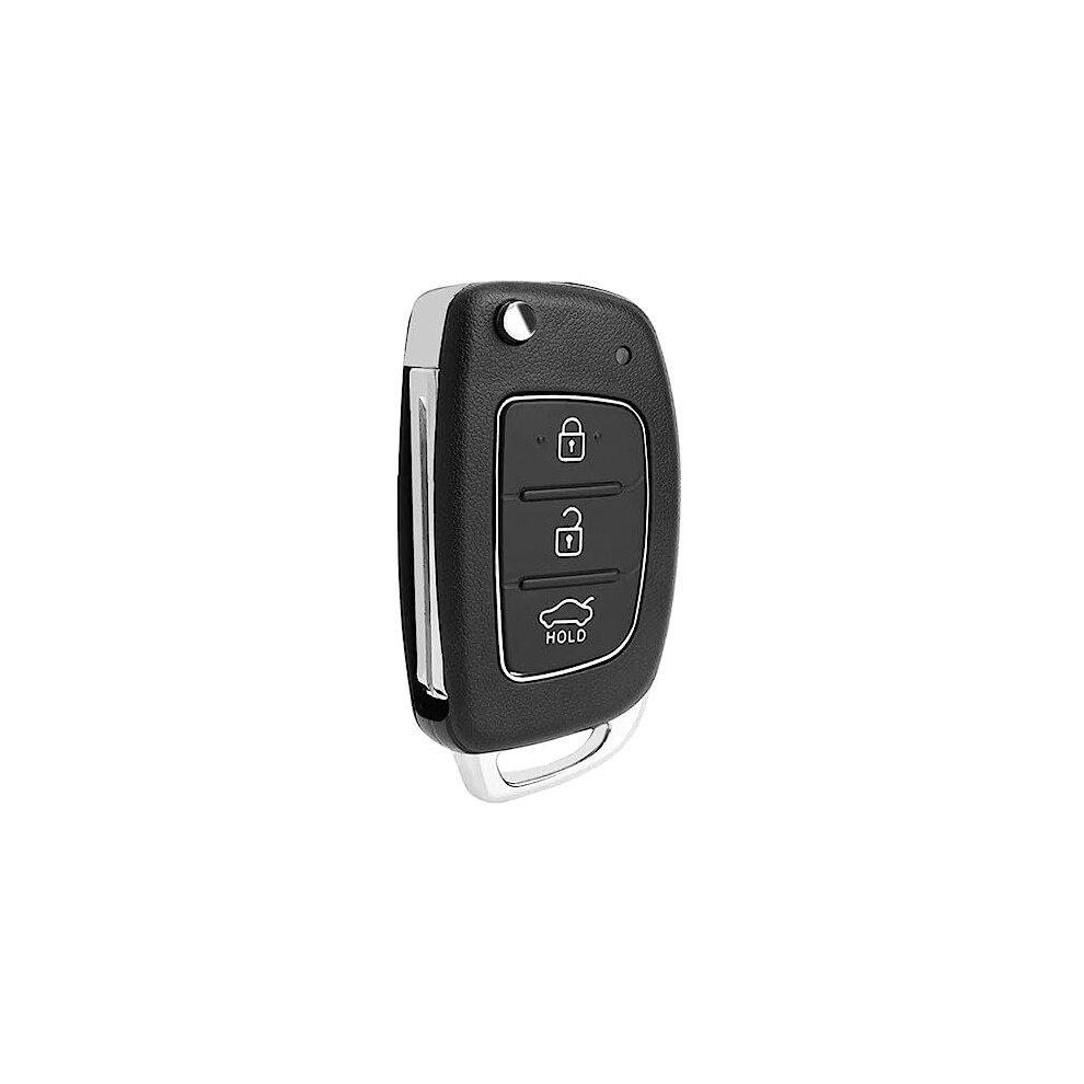 3 Buttons Car Key Fob Replacement Fit For Hyundai I40 I20 I30 I10 Ix20 Ix30 Ix35 Ix45 Ix55 Santa Fe Tucson Elantra,Auto Remote Control Car Key Case 5281472156937
