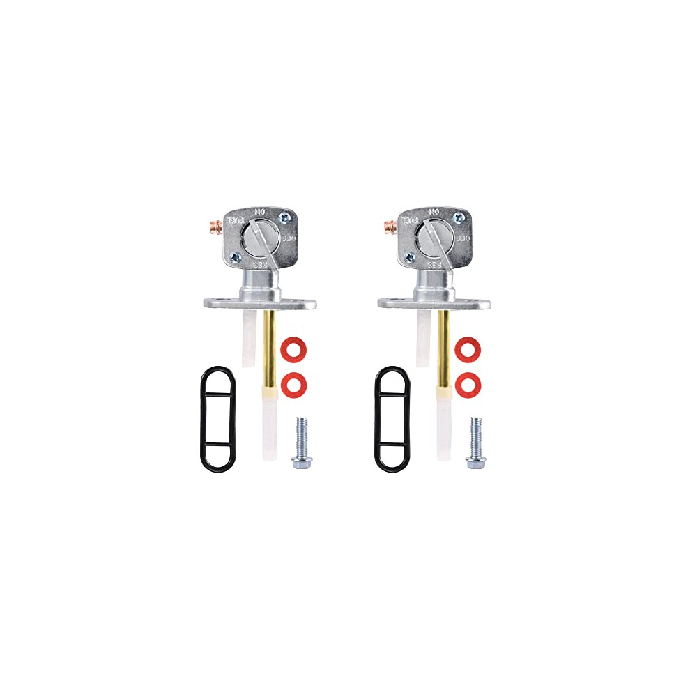 1/4" Fuel Valve Petcock Replacement For Kawasaki Bayou Atv 4 Wheeler Pit Dirt Bike Pack Of 2 791265698056