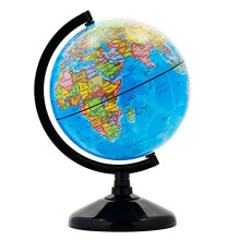 Educational World Globe 14cm - Political Map in French - Swivel Rotating Desk Top Globe - Diameter 14cm (French)