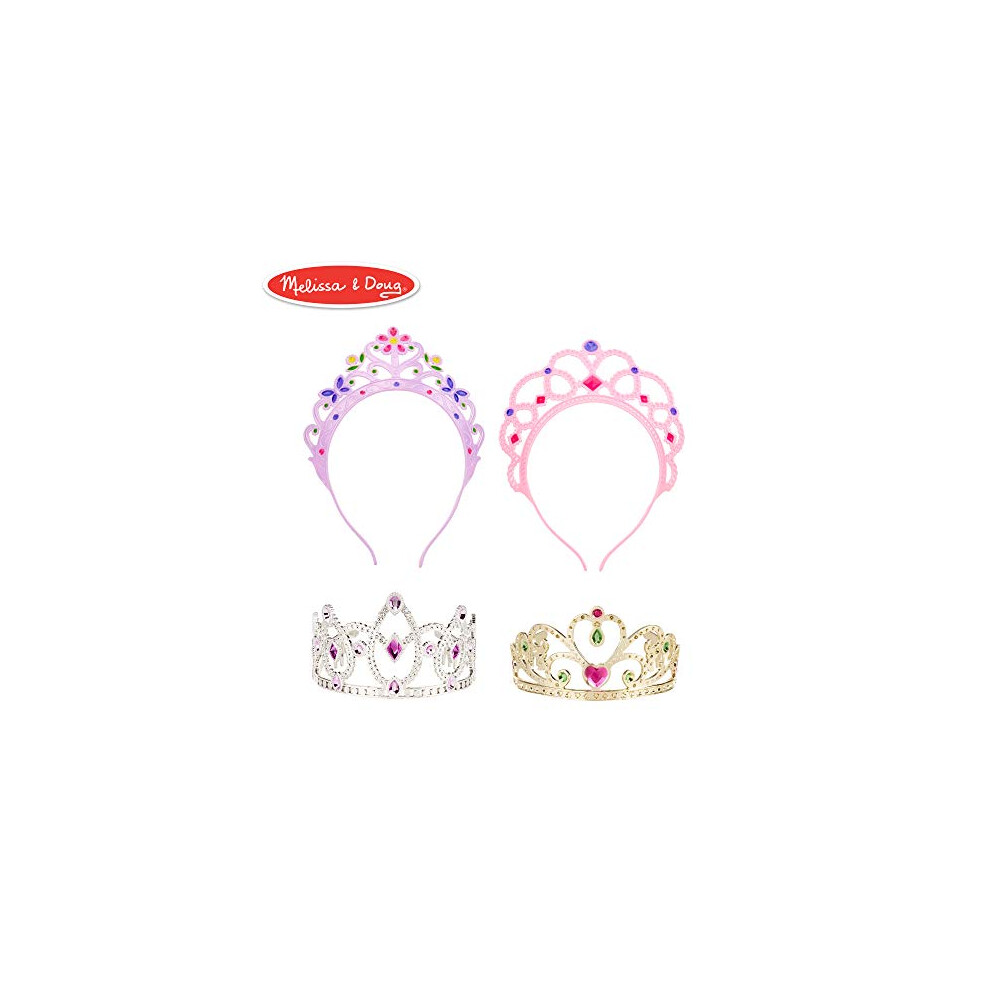 Melissa & Doug Dress-Up Tiaras Role Play Collection | Pretend Play | Role Play | 3+ | Gift For Boy Or Girl