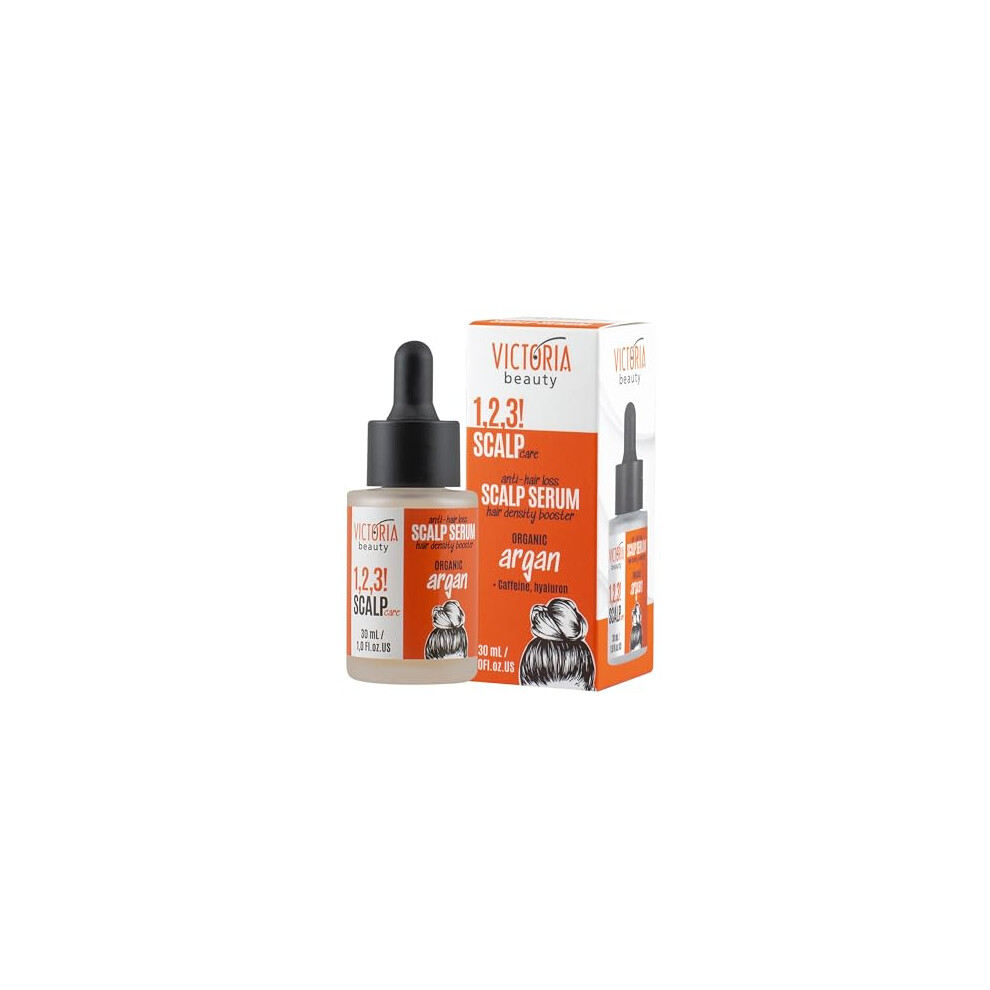 1,2,3! Scalp Care! Caffeine Hair Loss Scalp Serum - Hair Thickener & Hair Growth Serum for Women and Men with Hyaluronic Acid, Argan and Guarana