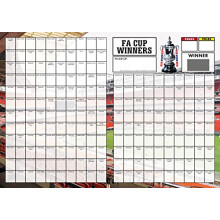 - FA Cup (Large) Fundraising Scratch Cards - 210 Square - A3 (420x297mm) - 1 Card - TB0081 - Blind Card