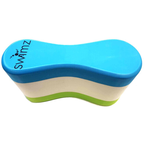 Senior Club Pull Buoy - Blue/White/Lime