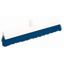 L873 SYR Hygiene Broom, Head Stiff Bristle, Blue