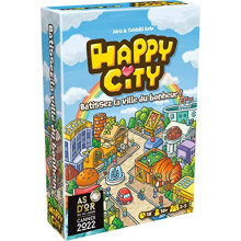 Juegos de Cóctel - Happy City - As d'Or 2022 - Juego de mesa - A partir de 10 años - 2 a 5 jugadores - 30 minutos