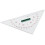 100413035 Nautical Protractor Bi-Colour Labelled with Plastic Handle and Vertical Edge 320 mm 1