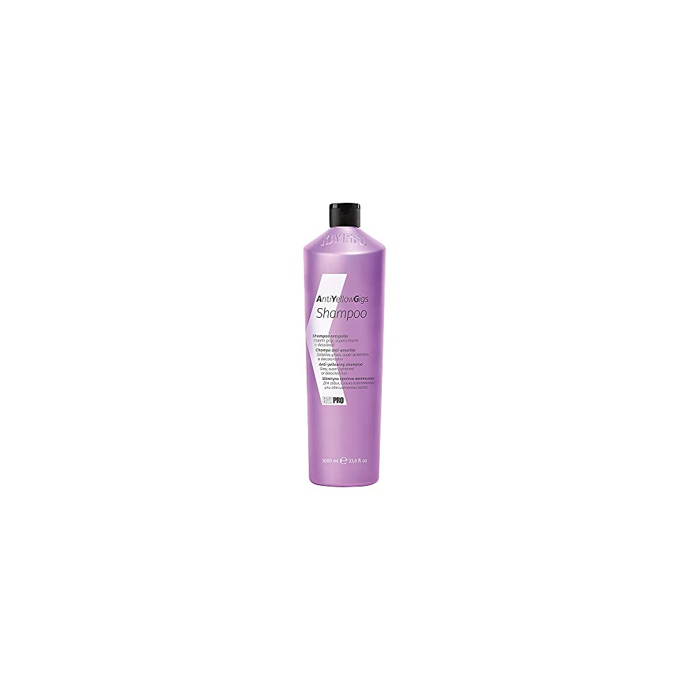 Kay Pro Kepro No Yellow Gigs Anti-Yellow Shampoo For Blonde, Bleached Or Grey Hair 1000Ml