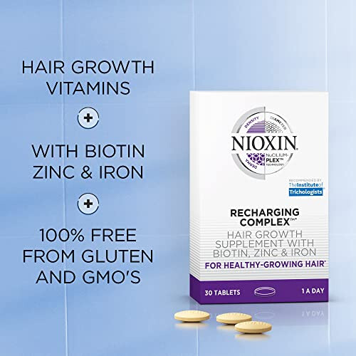 Recharging Complex Daily Hair Growth Supplement, Hair Growth Vitamins
