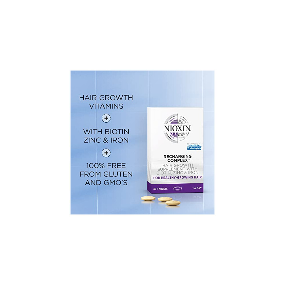Recharging Complex Daily Hair Growth Supplement, Hair Growth Vitamins