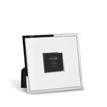  EDZARD Photo Frame Ribera, 5x5 inch (13x13 cm), Silver Plated Picture Frame, Tarnish Protected