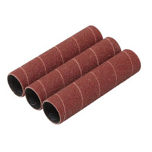 08403 Aluminium Oxide Sanding Sleeves, 25 x 115mm, 80 Grit (Pack of 3)
