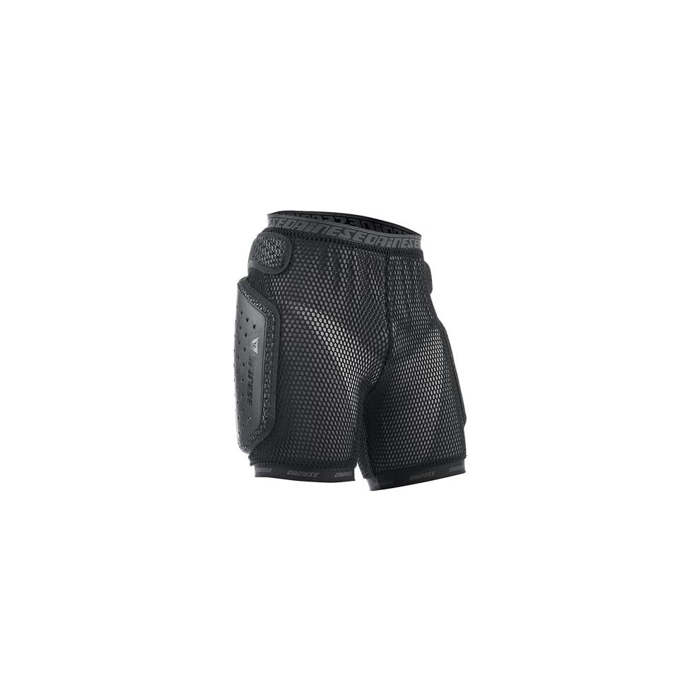 Dainese - Hard Short E1, Protective Motorcycle Shorts, 3D Padded Shorts, Thigh, Coccyx And Back Protection, Soft And Comfort Fabric, Ideal For Black 8052644048094