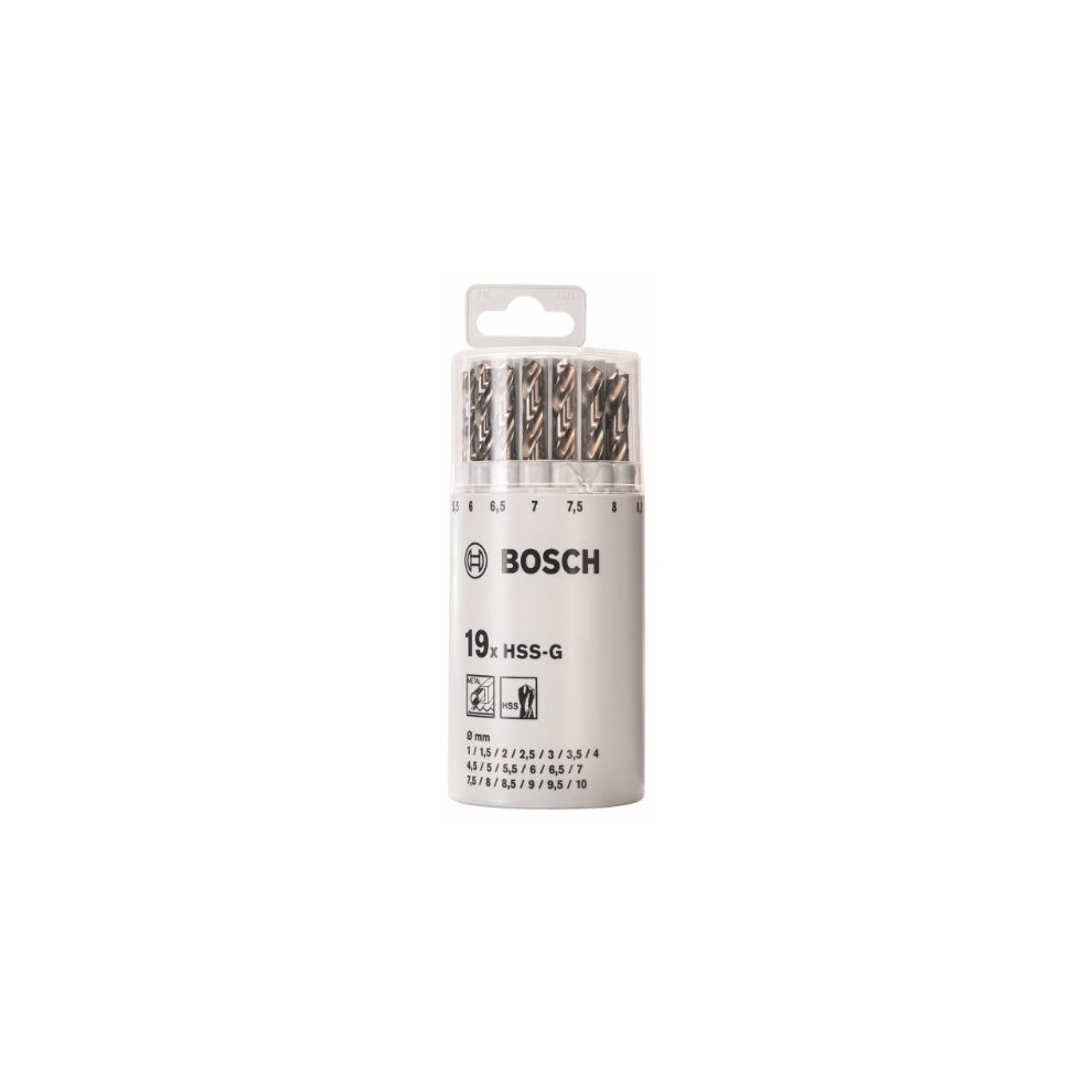 Bosch 2607018361 Hss-G Din338 Metal Drill Bit Set