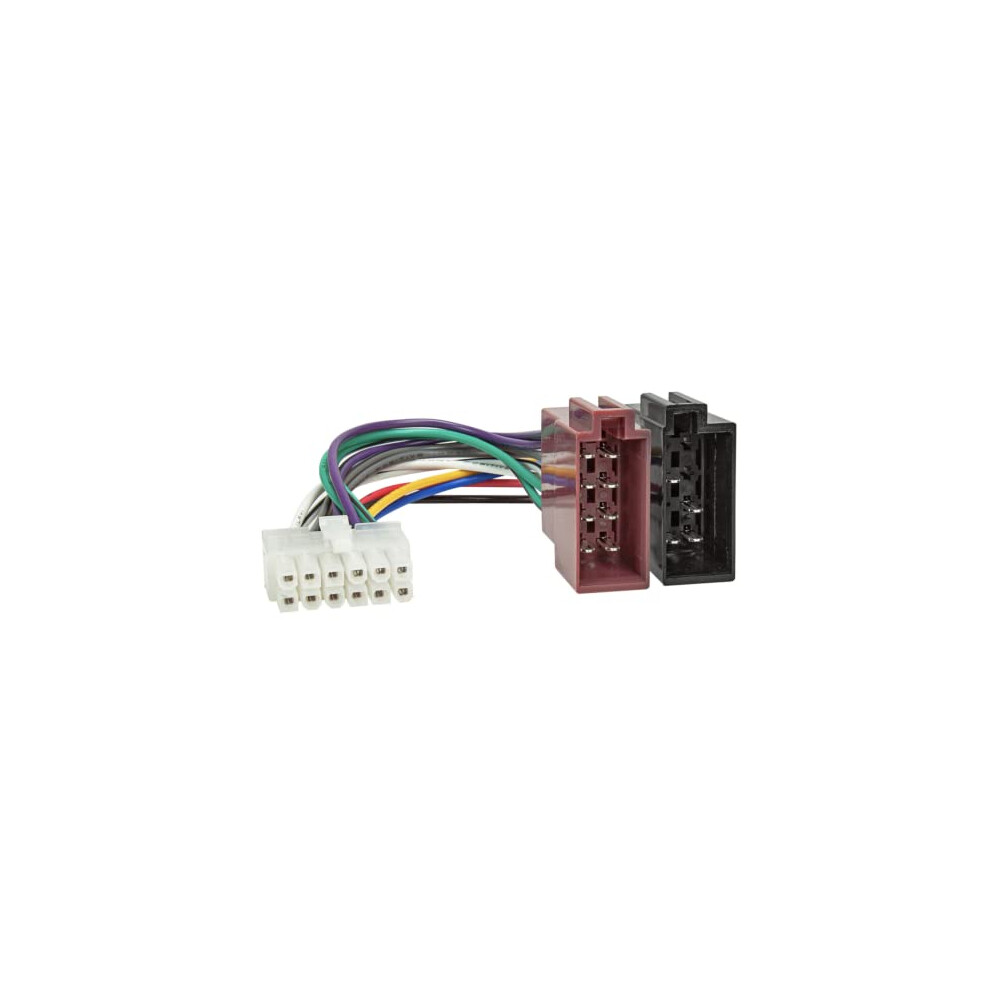 Car Stereo Iso Radio Adapter Wiring Harness Connector Lead Loom Cable Plug Adaptor Compatible With 12 Pin Pioneer Deh/Aeg/Takara/Tokai 7425736874863