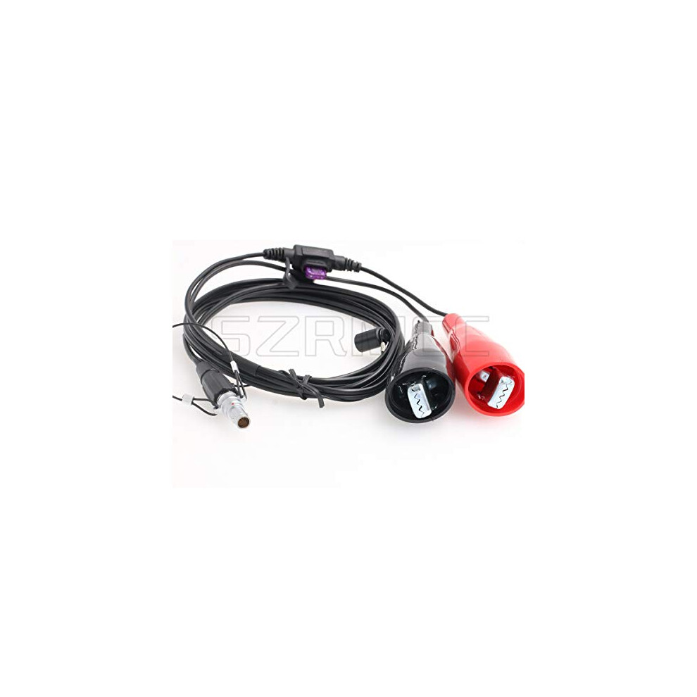 Trimble Gps Rtk Gnss Receiver 5700 5800 R6 R7 R8 R10 46125-20 Replacement Power Cable Alligator Clips To 0B 7 Pin 8119623567042