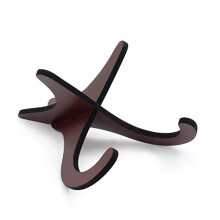 UAC1-WD Wooden Detachable X-Frame Stand for Ukulele, Mandolin, Banjo and Violin Mahogany