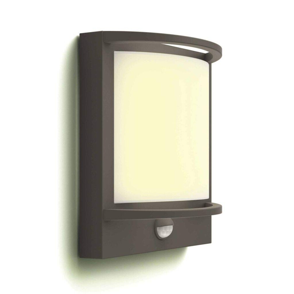 Philips Mygarden Wall 1739293P0 – Outdoor Ing (, Wall White, Aluminium, Contemporary, 1 Bulb (S), 12 W) Light/Anthracite