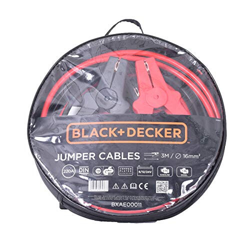 Black + Decker Jumper Cables 16 mm² 3 M 1