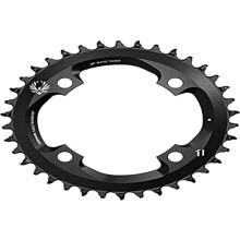 Europe Unisex - Adult Bicycle Chain Ring-2286482357 Bicycle Chain Ring, Black, 38 Teeth, 104 mm