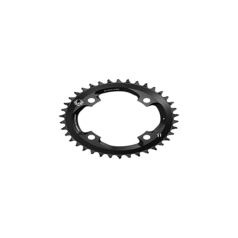 Europe Unisex - Adult Bicycle Chain Ring-2286482357 Bicycle Chain Ring, Black, 38 Teeth, 104 mm