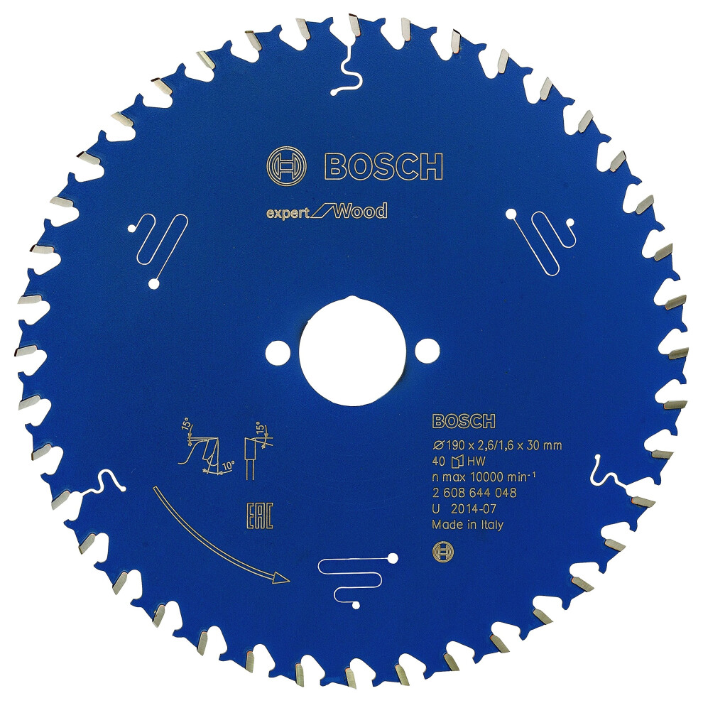 Bosch 2608644048 190 Mm Circular Saw Blade For Wood