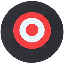 Round EVA Arrow Target, Portable Youth Archery Arrow Target for Shooting Practice Black