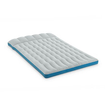 Inflatable Camping Mattress, 72.5" x 26.5" x 6.75", Gray