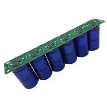 Super Farad Capacitor, 6Pcs/set 16V 83F Farad Capacitors Module Low ESR Capacitor Single Row Electrolytic Ultracapacitor with Protection Board for Car