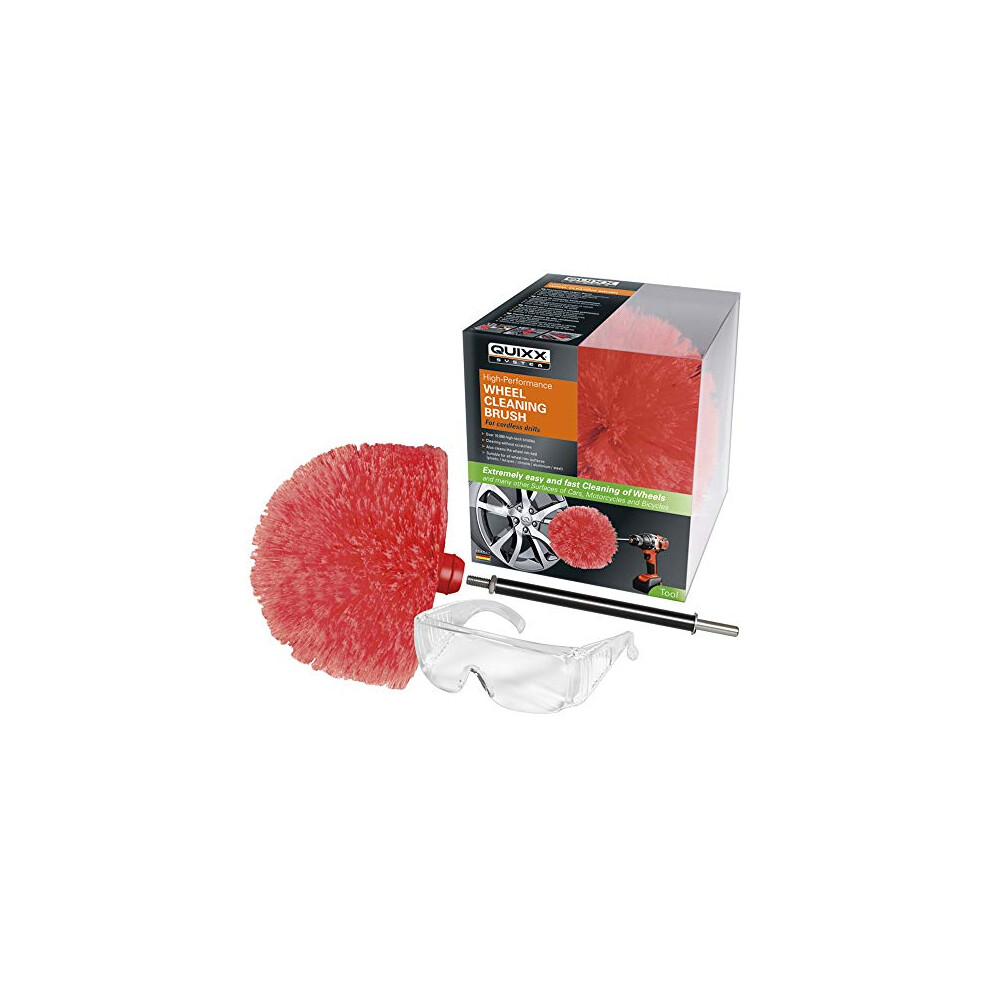 Qwcb1 Wheel Cleaning Brush, Suitable For Cordless Drills And All Wheel Rims Surfaces, Cleans Without Scratching The Car Motorcycles And Bicycles 4028778004415