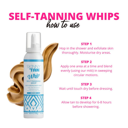 Self Tanning Whip Medium 150ml 2