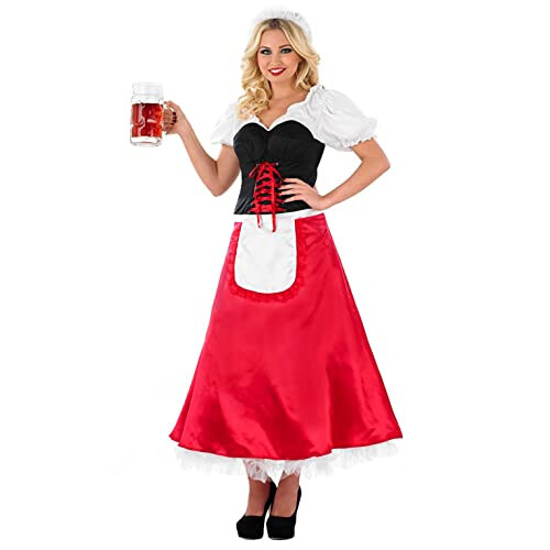 Bavarian Costume Women Oktoberfest Outfit Women German Fancy Dress Women Lederhosen Women Fancy Dress Medium on OnBuy