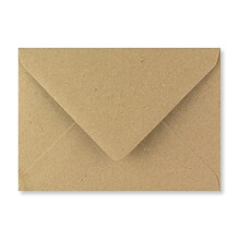 133mm x 184mm envelopes for Greeting Cards Wedding Invitation Crafts Coloured Envelopes - Pack of 15 Envelopes (Kraft Brown)