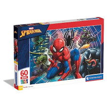 - 26444 - Supercolor Puzzle for children-Spider Man-60 Pieces Maxi