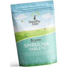 Organic Spirulina Tablets by TheHealthyTree Company - Vegan, High in Vitamin B12, Protein, Magnesium, Iron and Calcium - UK Certified Pure Spirulina,