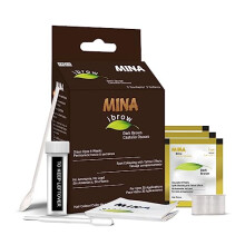 Mina ibrow Hair Color Dark Brown|Natural Spot coloring Hair Tinting Powder, Water and Smudge Proof | No Ammonia, No Lead with 100% Gray Converge|Vegan