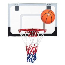 Mini Basketball Fun Hoop & Backboard with Ball (9" Rim)