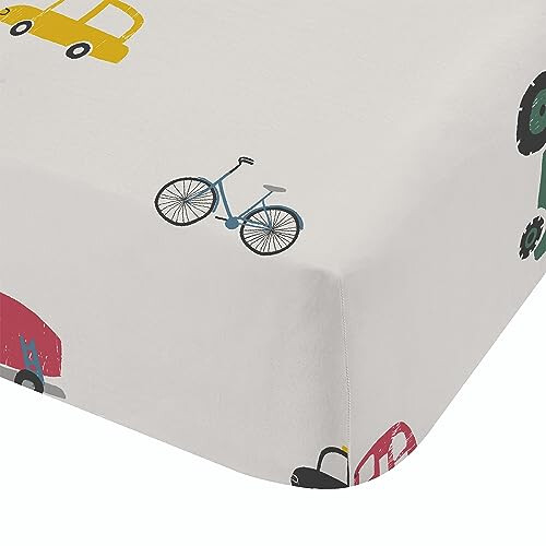 Transport Pure Single Fitted Sheet White 1