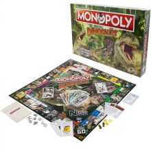 Monopoly Dinosaurs Game – 2-6 Player Family Board Games – Learn With Fun – Easy To Play Dinosaur Board Game – Monopoly Board Game For All