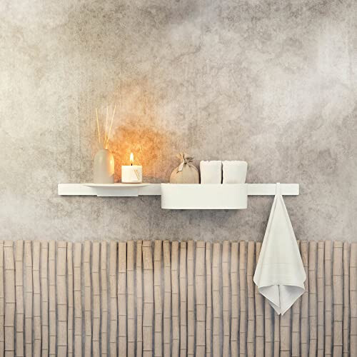 Hansgrohe WallStoris Storage Basket Deep, Bathroom Accessory, Matt White, 27912700 2