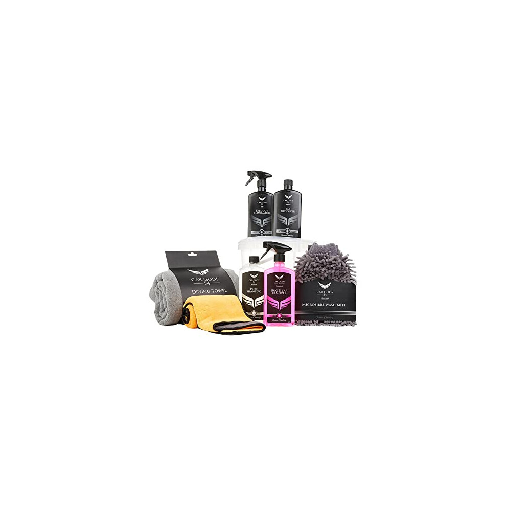 Paintwork Bug Sap, Tar, Iron Fallout, Remover & Shampoo Car Wash Kit 5010373121078