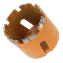 Premium diamond countersink for masonry 82 mm x M16 82mm 7 diamond segments long service life 60mm useful length