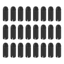 24Pcs 90 Degrees Dart Wing Protector Aluminium Alloy Dart Flight Protector Professional Competition Dart Accessories 3mmx8.5mm Black