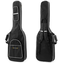 Bass Guitar Gig Bag with Handle, Back Straps and 18mm of Padding - Soft Padded Carry Case Suitable for Bass Guitar – Perfect for Travelling to Gigs