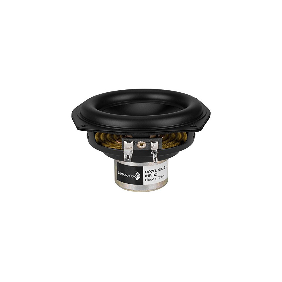 Dayton Audio Nd105-8 4" Aluminum Cone Midbass Driver 8 Ohm 844632081088